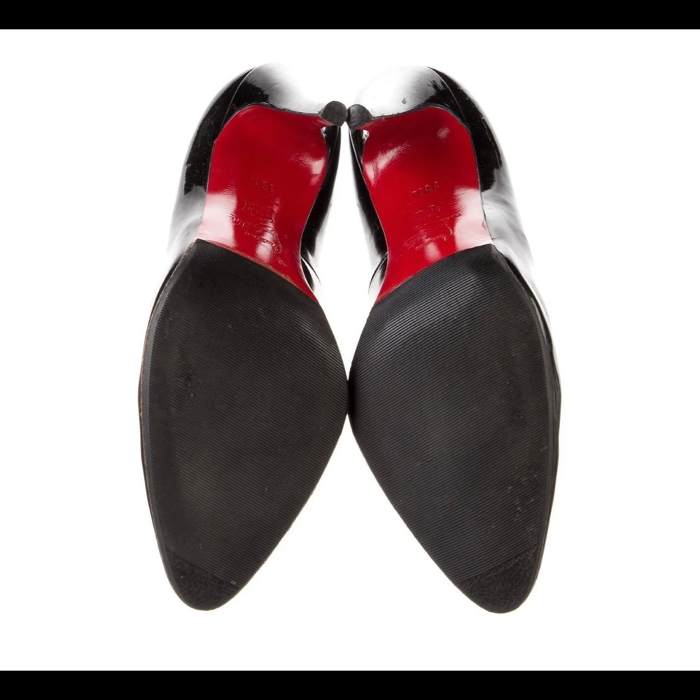 Christian Louboutin Patent Black Pumps 8.5 Box Included - Picture 9 of 9